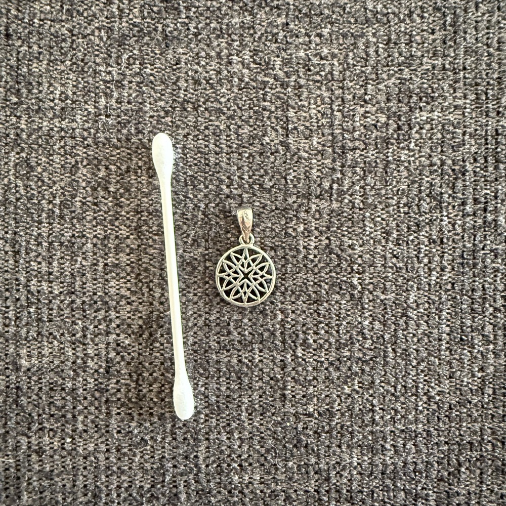 Silver Geometric Pendant